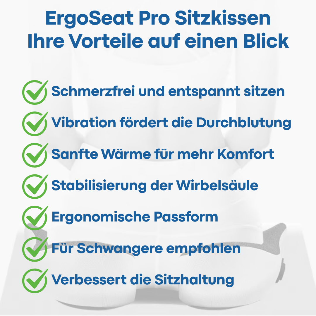 ErgoSeat Pro – Ergonomisch Sitzen & Rücken entlasten