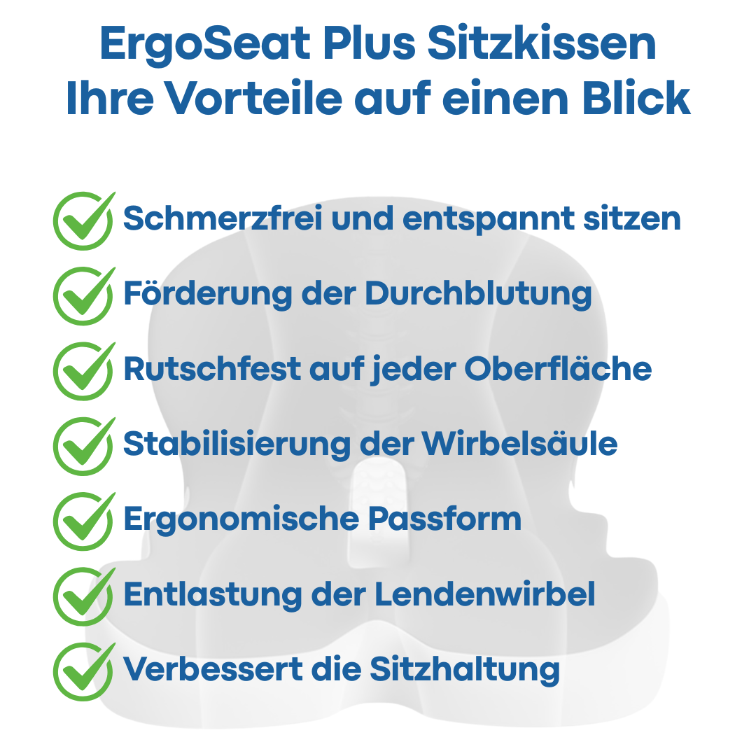 ErgoSeat Plus - Ergonomisch sitzen & Haltung verbessern