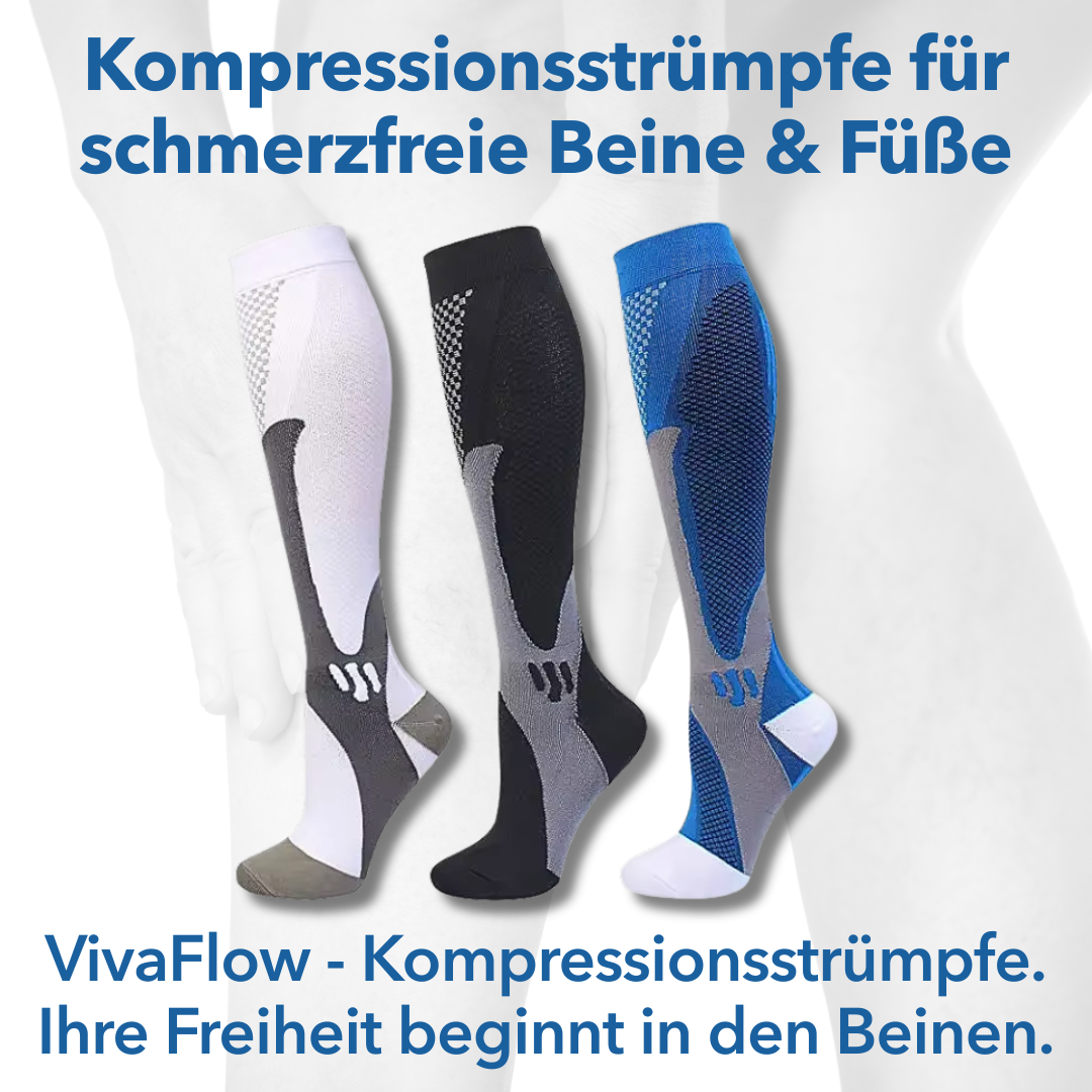 VivaFlow Kompressionsstrümpfe – Für leichte, fitte Beine