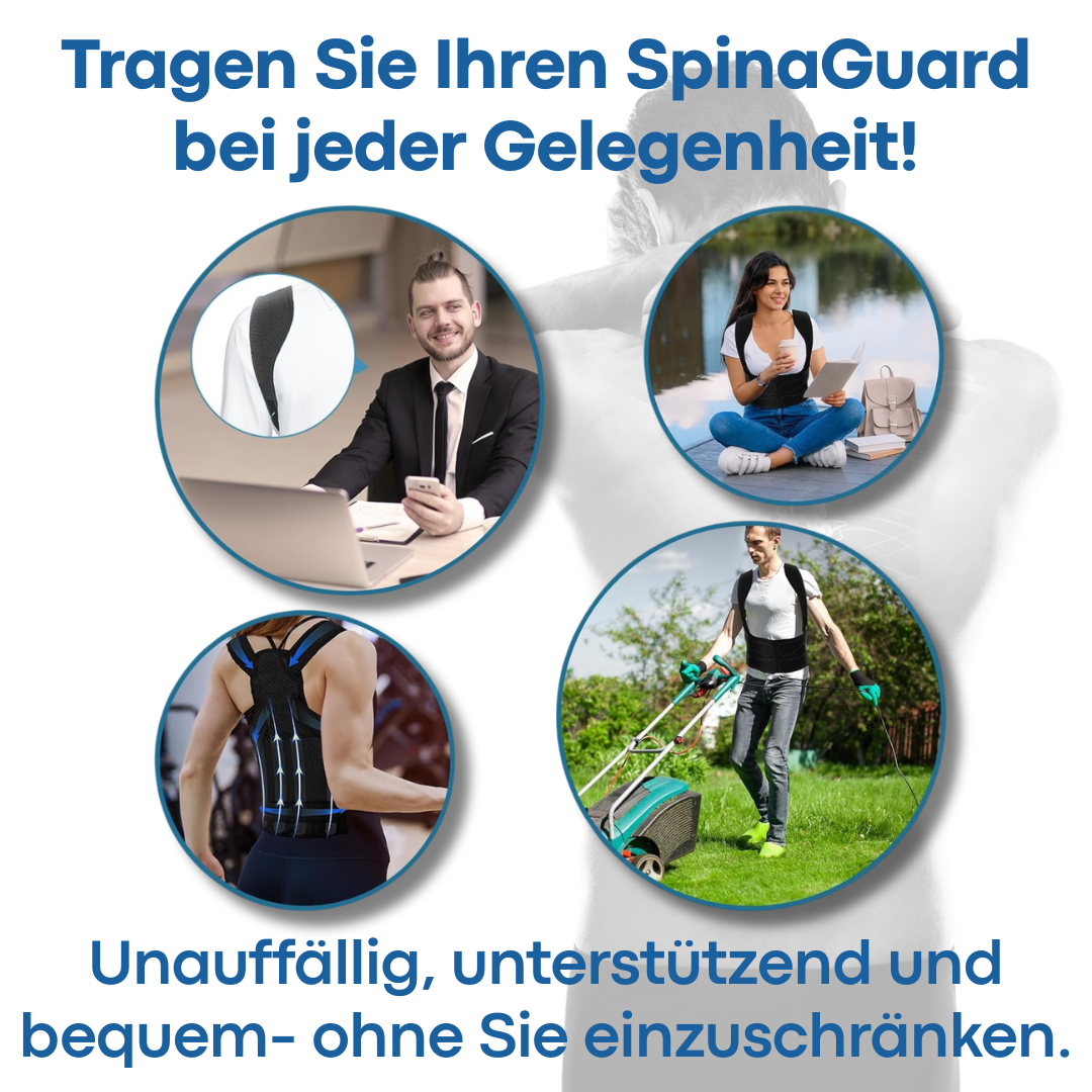 SpinaGuard Rückenstütze – Haltung korrigieren & entlasten