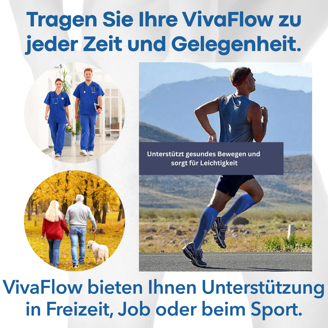 VivaFlow Kompressionsstrümpfe – Für leichte, fitte Beine