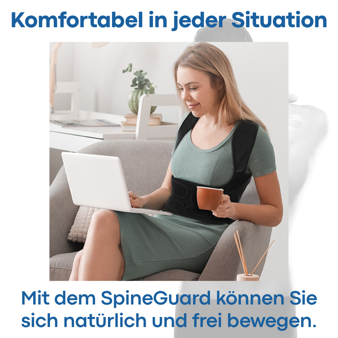 SpinaGuard Rückenstütze – Haltung korrigieren & entlasten