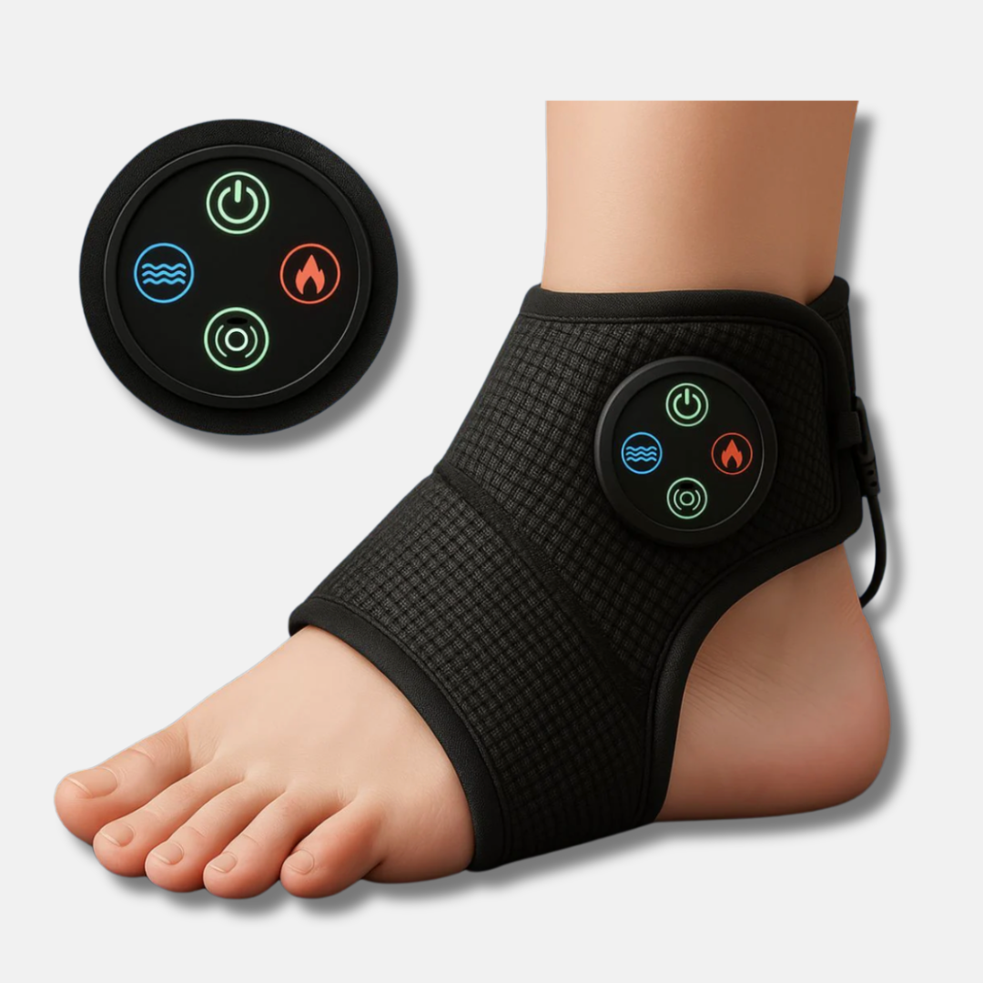 RelaxBand Fußmassagegerät – Wärme & Entspannung für Füße